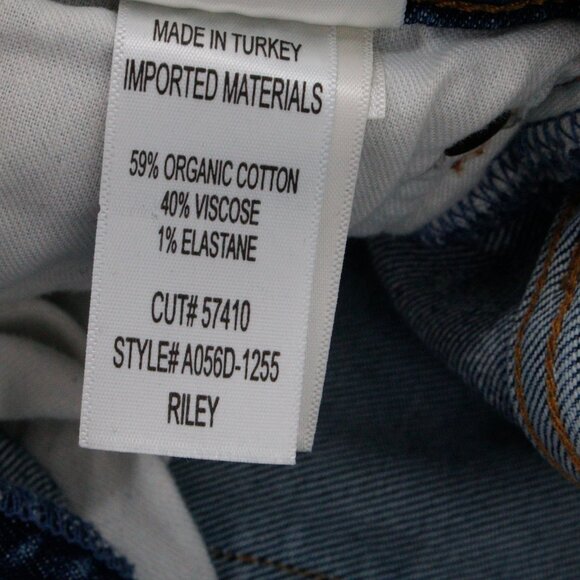 Agolde Blue Straight Leg Jeans - Picture 11 of 11